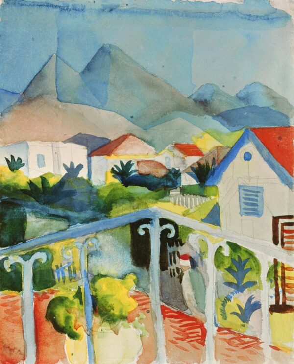 Saint Germain in Tunis - August Macke