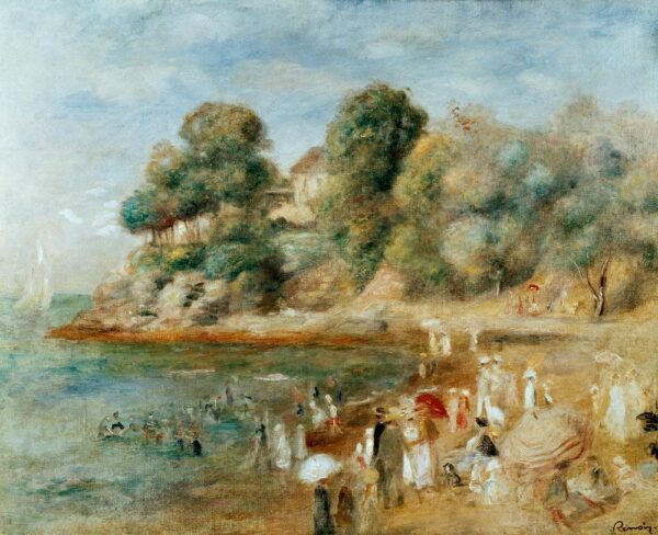 Beach near Pornic - Pierre-Auguste Renoir