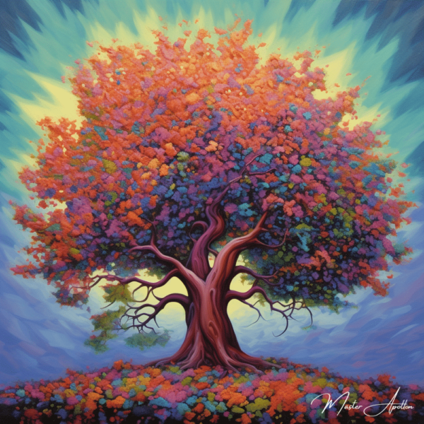 Contemporary Tree Life Painting