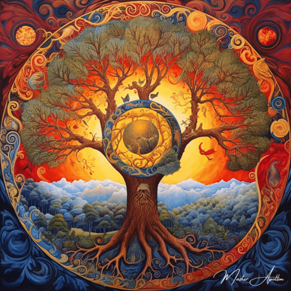 Abstract Tree of Life Tableau