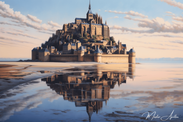 Contemporary Brittany Tableau Mont Saint Michel