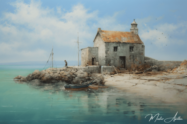 Contemporary Brittany Fisherman's House Painting