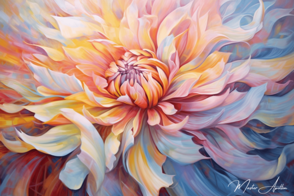 Contemporary Morning Flower Painting