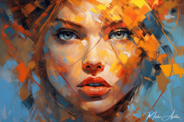 Contemporary Portrait Painting Melody