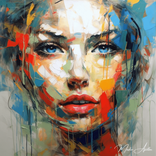 Contemporary portrait painting by Joana