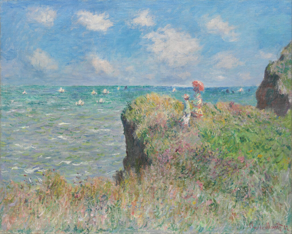 Cliff Walk at Pourville - Claude Monet