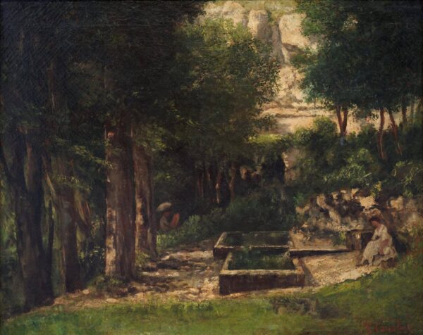 Spring in Fouras - Gustave Courbet