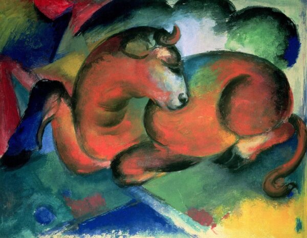 The Red Bull - Franz Marc