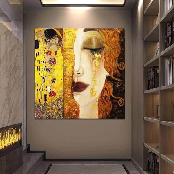 The Golden Tears - Gustav Klimt (personalized) - Image 3