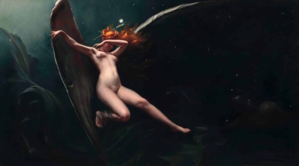 A Fairy under a Starry Sky - Luis Ricardo Falero