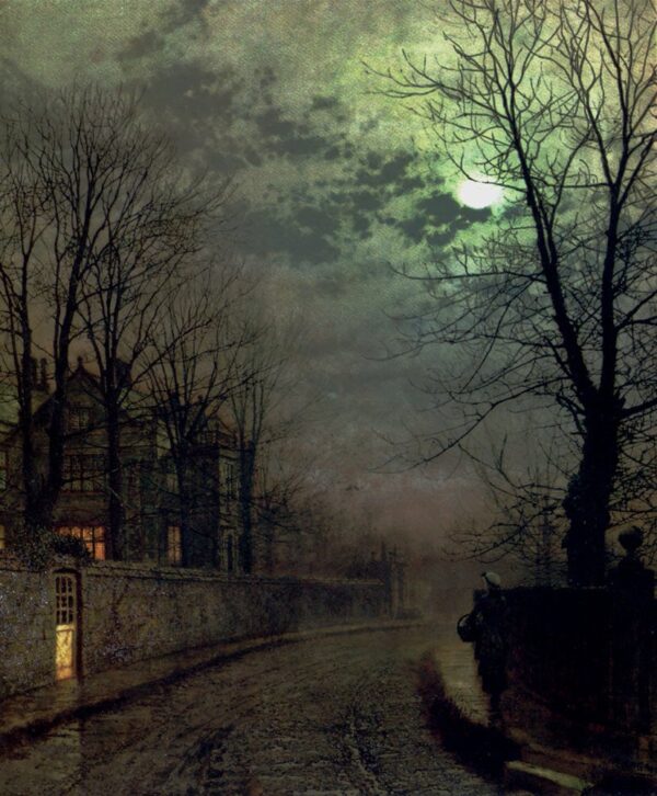 A Lane in Headingley, Leeds - John Atkinson Grimshaw