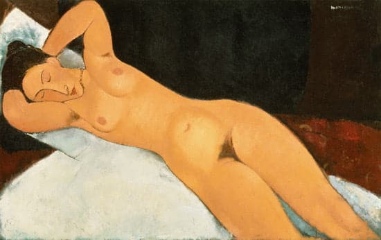 Nude with a Chain around the Neck - Amedeo Modigliani