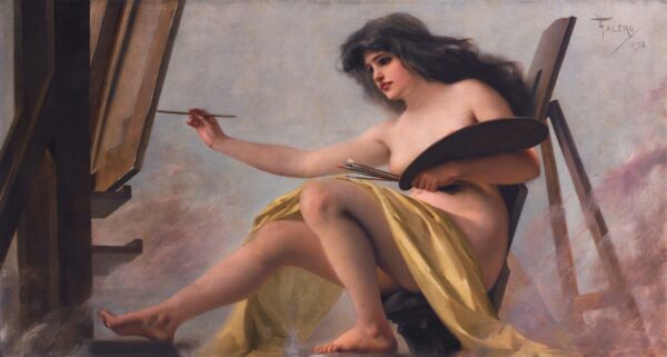 An Allegory of Art - Luis Ricardo Falero