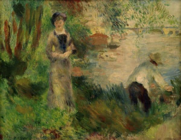 On the Island of Chatou - Pierre-Auguste Renoir