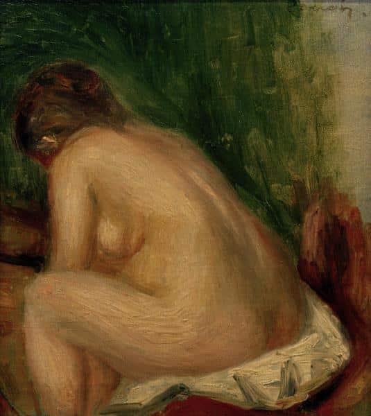 Seated Female Nude - Pierre-Auguste Renoir