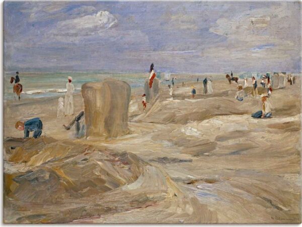 Beach at Noordwijk - Max Liebermann