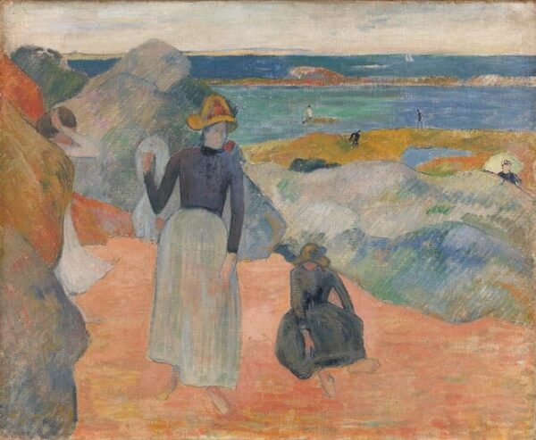 On the Beach 1889 - Paul Gauguin