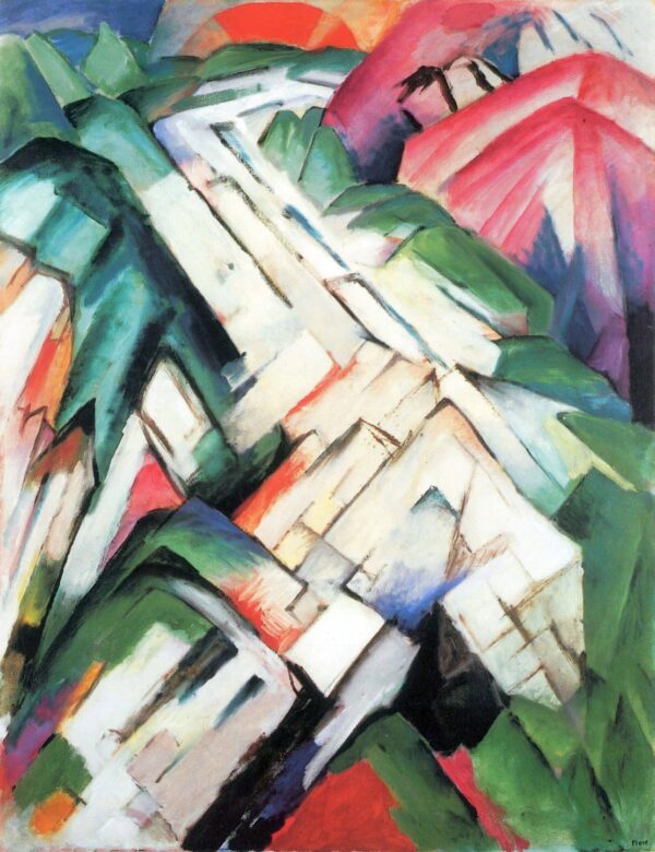 Mountain Landscape - Franz Marc