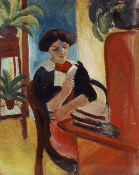 Reading of Elizabeth - August Macke