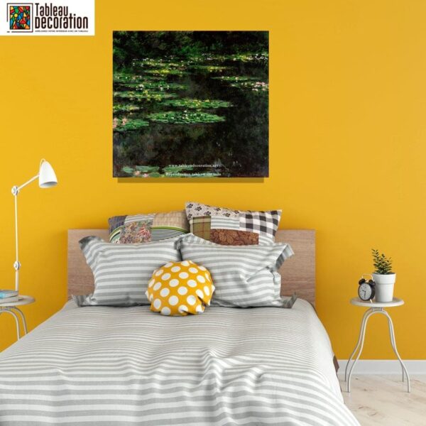 Black Water Lilies - Monet painting - Image 3