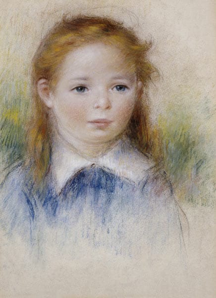 Portrait of a Girl - Pierre-Auguste Renoir