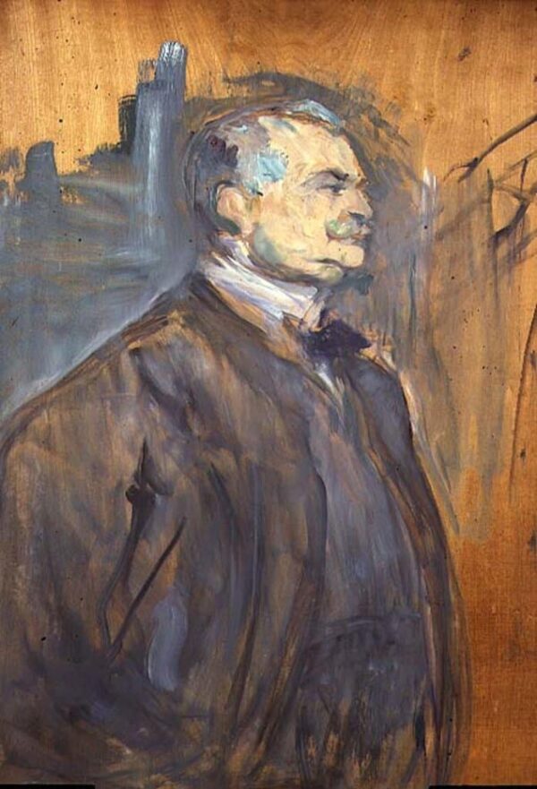 Portrait of Mr. Manzi - Toulouse Lautrec