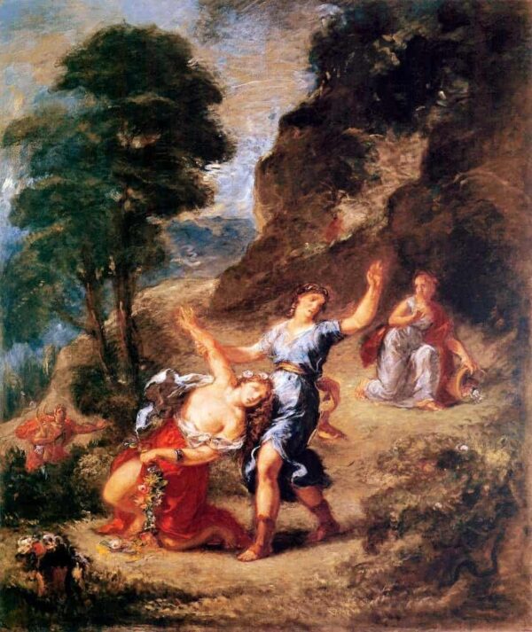 Orpheus and Eurydice - Eugène Delacroix