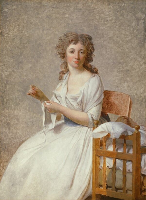 Madame de Pastoret and her son - Jacques-Louis David Oil Painting Reproduction