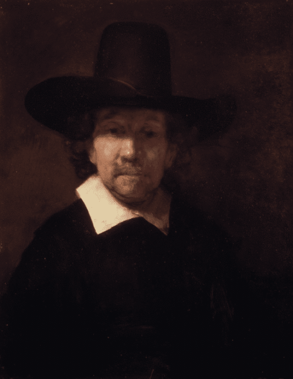 Portrait of the poet Jeremias de Decker - Rembrandt van Rijn