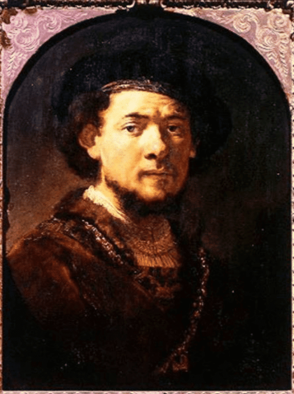 Portrait of a Man with a Gold Chain, or Self-Portrait with Beard - Rembrandt van Rijn