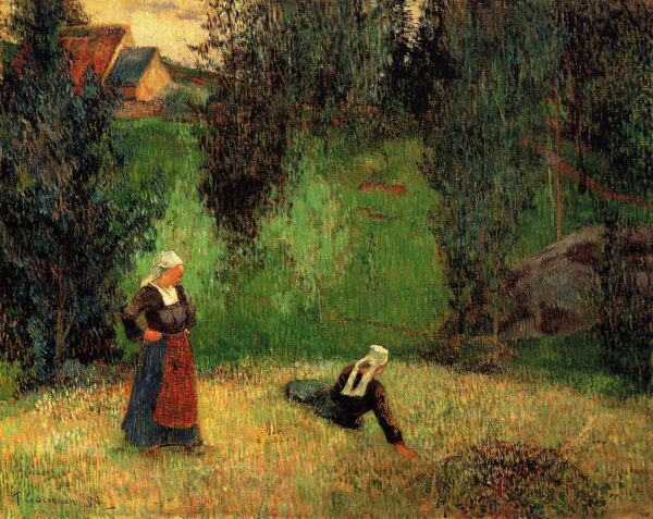 The First Flowers - Paul Gauguin