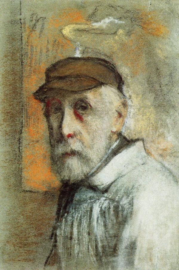 A self-portrait - Edgar Degas