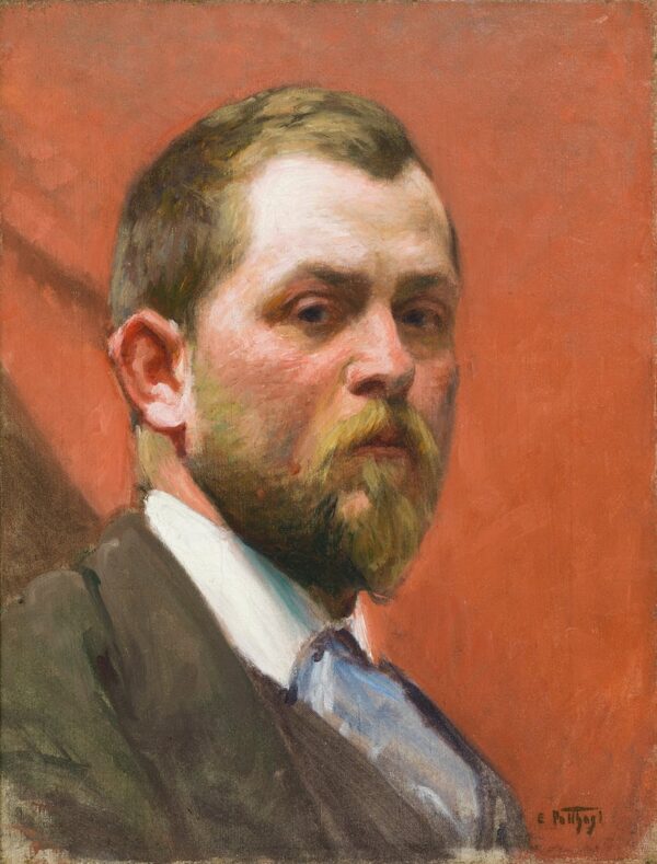 Autorretrato - Edward Henry Potthast. 

Translation: Self-portrait - Edward Henry Potthast