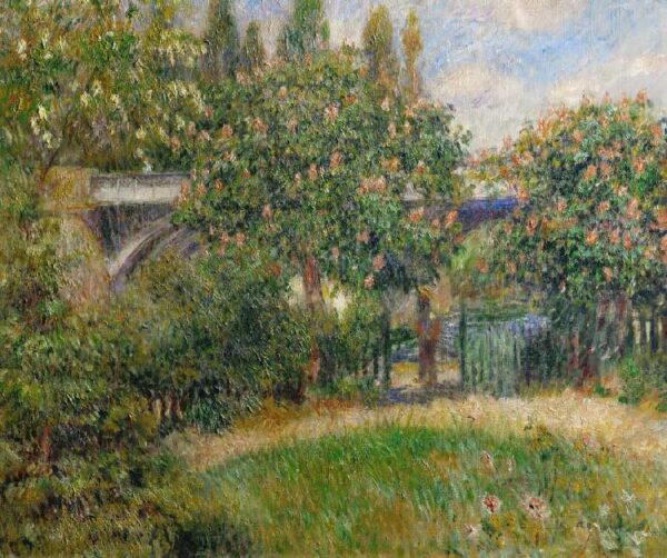 Railway Bridge at Chatou - Pierre-Auguste Renoir