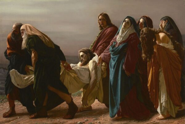 The Transport of Christ to the Tomb - Antonio Ciseri