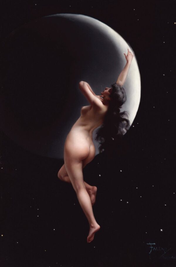 Nymph of the Moon - Luis Ricardo Falero