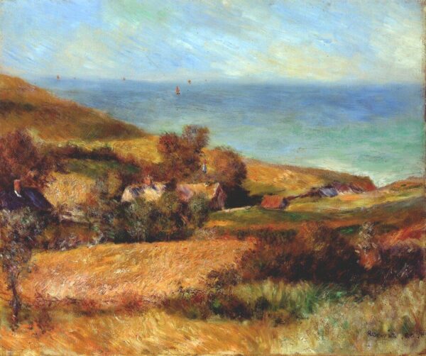 View of the Coast near Wargemont - Pierre-Auguste Renoir