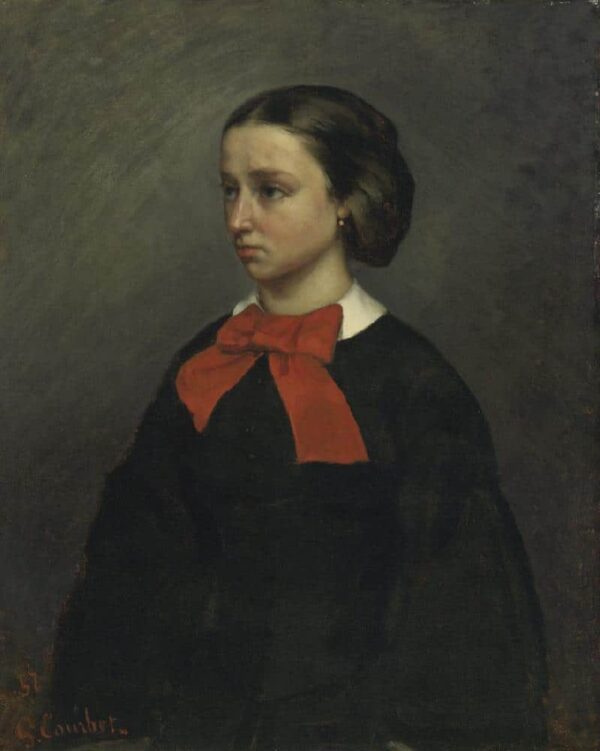 Portrait of Mademoiselle Jacquet - Gustave Courbet