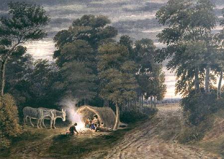 A Gypsy Camp - William Turner