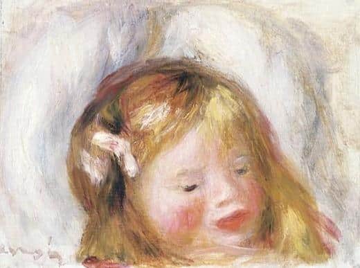 Coco's Head - Pierre-Auguste Renoir