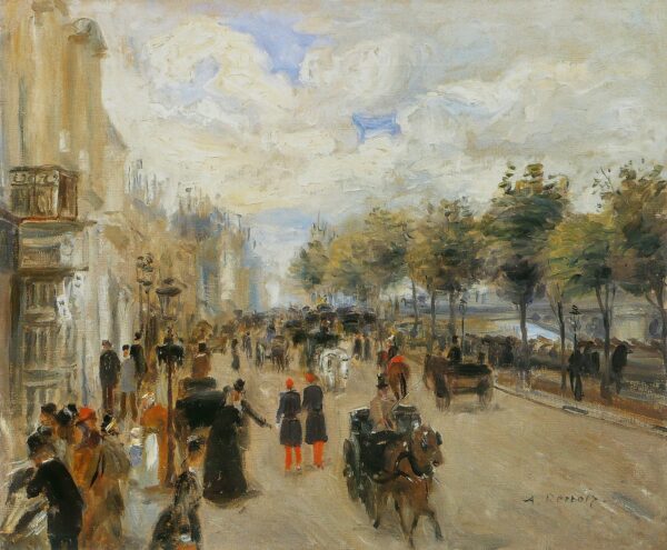 Paris, the Quai Malaquais - Pierre-Auguste Renoir