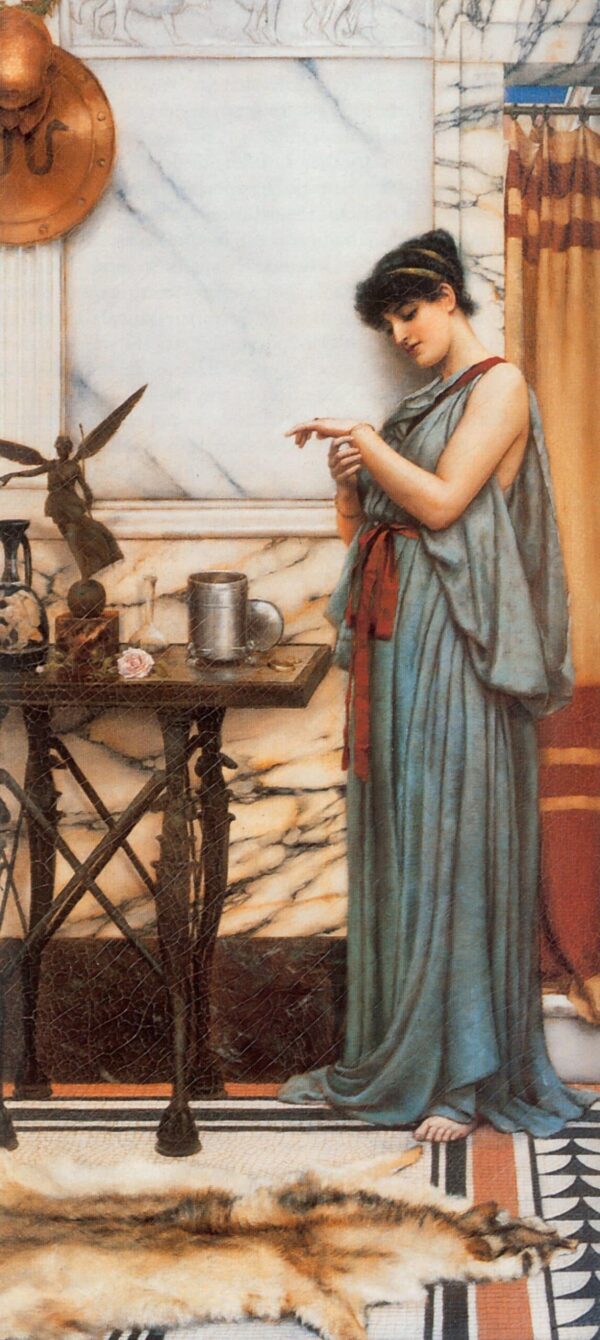 His Birthday Gift - John William Godward