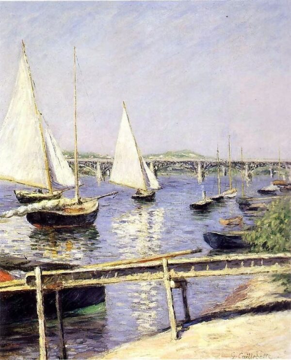 Sailboats at Argenteuil - Caillebotte