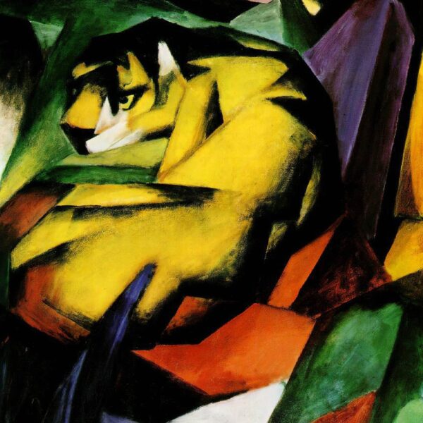 The Yellow Tiger - Franz Marc