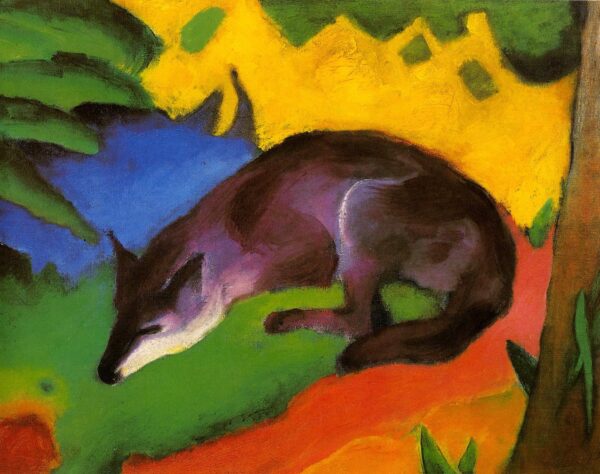 Blue Fox - Franz Marc