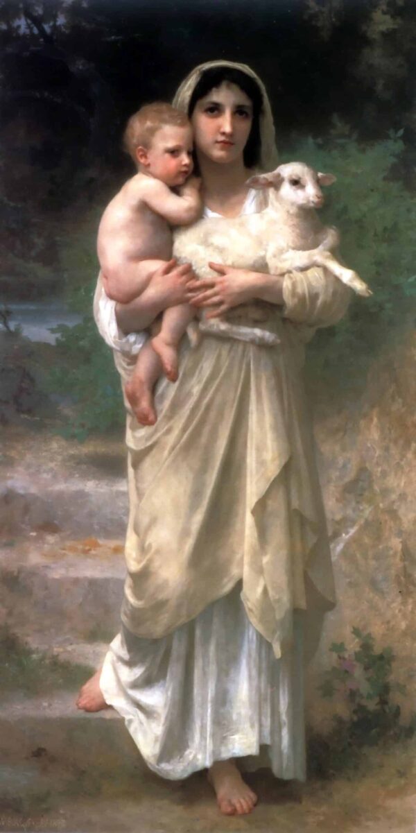 The Lambs - William Bouguereau