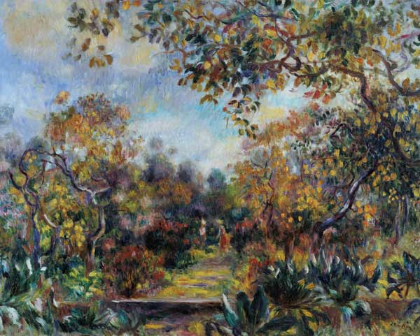 Landscape at Beaulieu - Pierre-Auguste Renoir