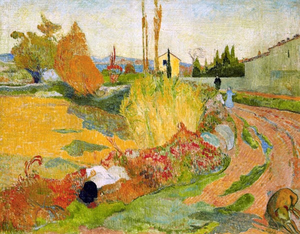 Landscape near Arles - Paul Gauguin