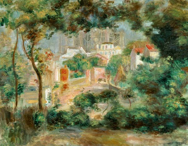 Landscape with a View of Sacré-Coeur - Pierre-Auguste Renoir