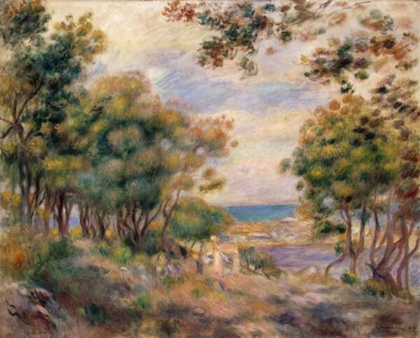 Landscape at Beaulieu by Pierre-Auguste Renoir